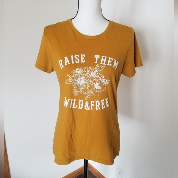 🎄 Raise Them Wild & Free Wildflowers T Shirt - Picture 1 of 4